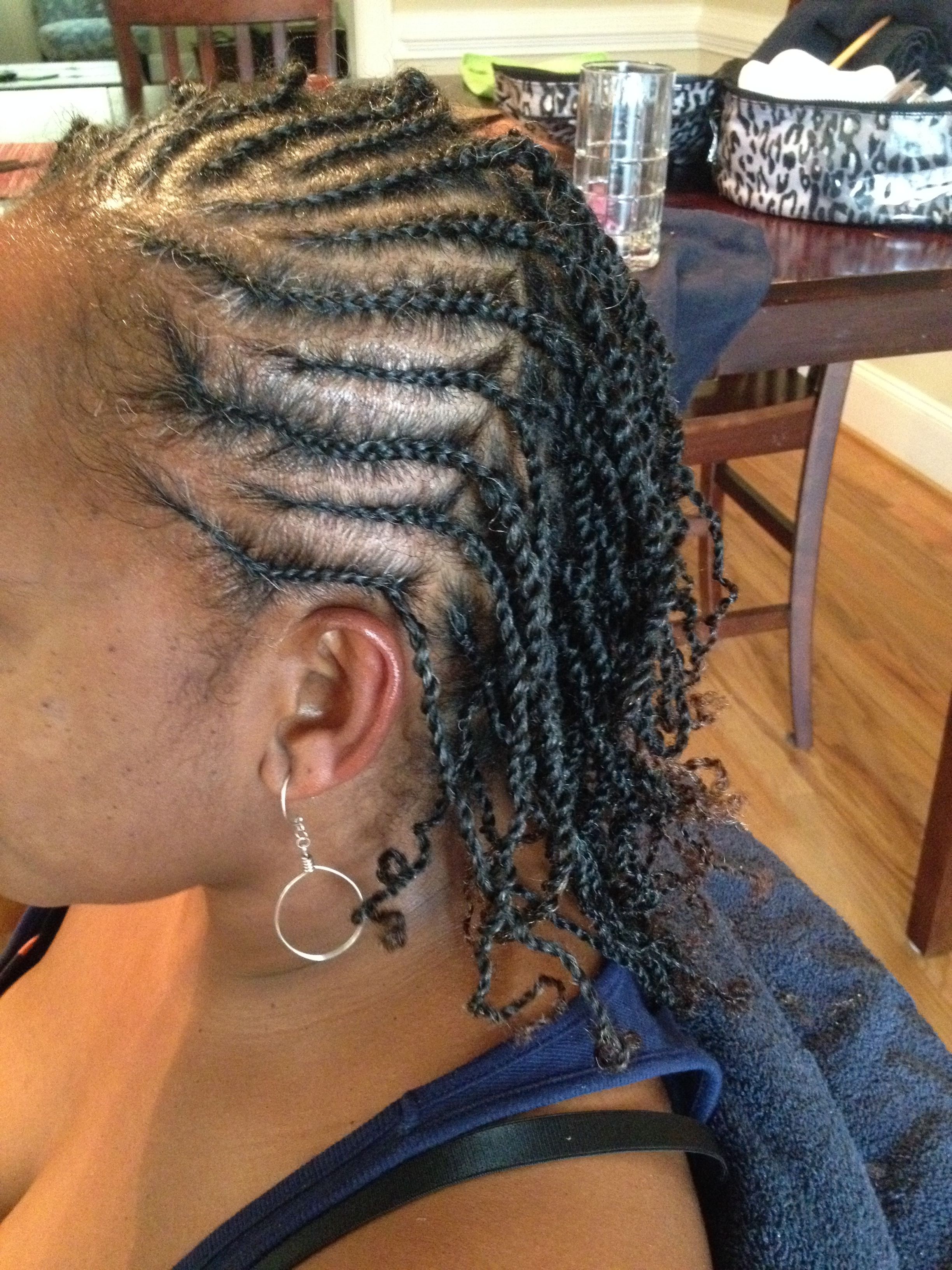 Twist hairstyle